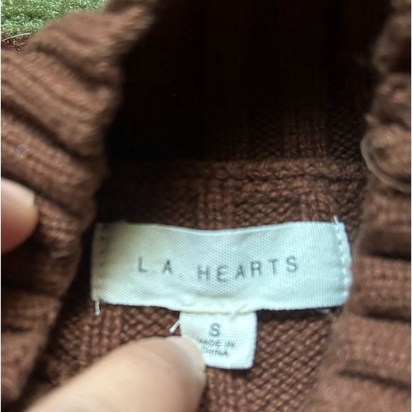 Pacsun Crop Knit Sweater - Picture 2 of 3